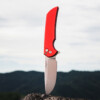 Pro-Tech - Mordax, Button Lock Flipper, Red - MX101-Red 20CV
