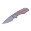 Real Steel - Delta Frame Lock TC4 Micarta Natural- 7101N