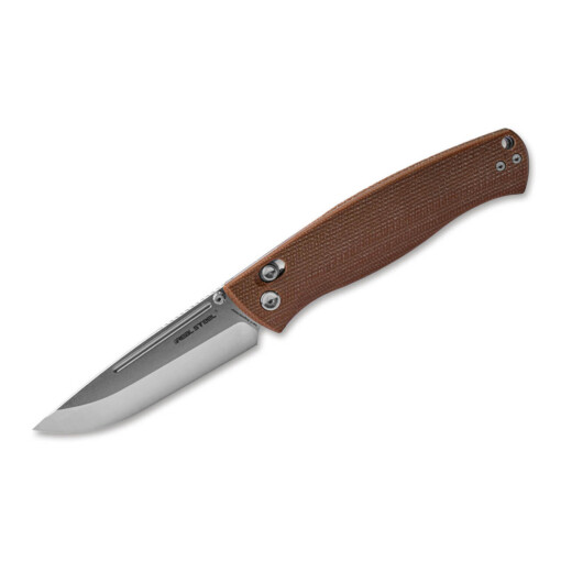 Real Steel - Pathfinder Folder Micarta Brown - 7851B