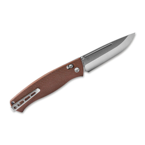 Real Steel - Pathfinder Folder Micarta Brown - 7851B – Bild 2