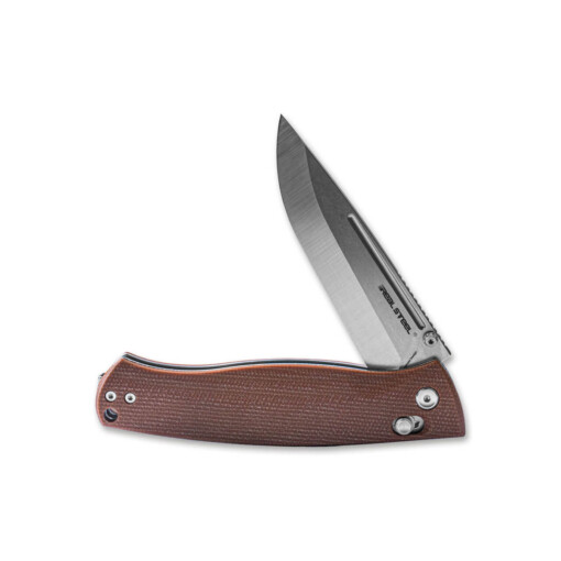 Real Steel - Pathfinder Folder Micarta Brown - 7851B – Bild 3