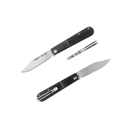 Real Steel - Real Barlow RB-1 Clippoint 12C27 Black PC ABS Fork - 8042B – Bild 2