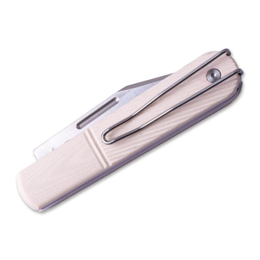 Real Steel - Real Barlow RB5 Clippoint G10 Ivory - 8022I – Bild 2