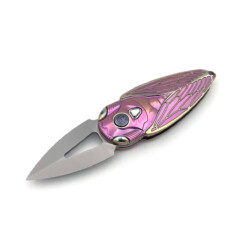 Rikeknife - Cicada Titanium Purple Gold