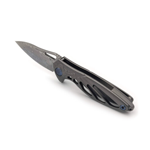 Rikeknife - Mini Hummingbird Damast, Grey – Bild 6