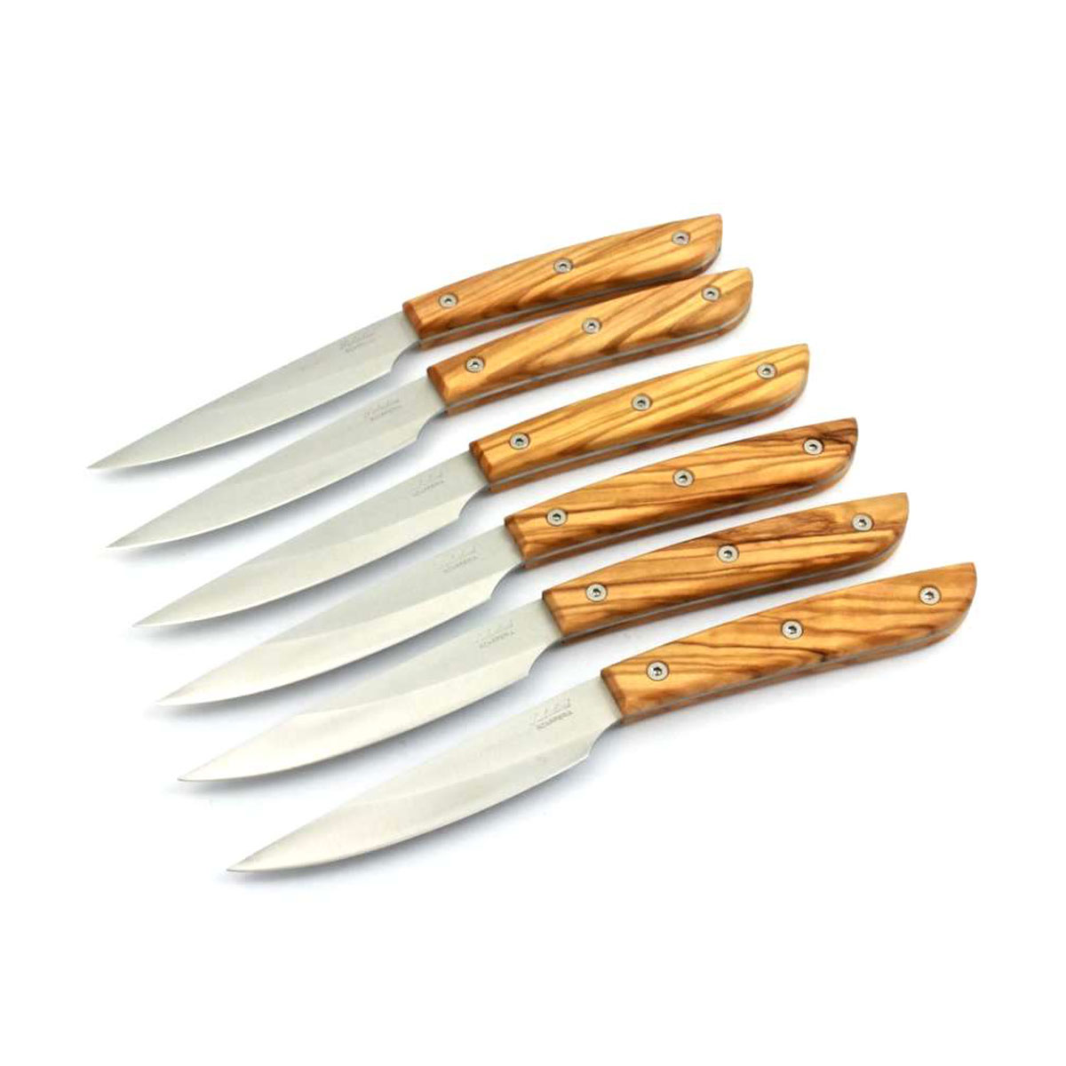Saladini - Steakmesserset 6-teilig, Sliced Olive