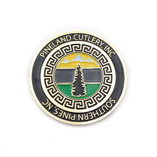 Spartan Blades - Enamel filled Spartan Blades/Pineland Honor Coin