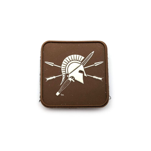 Spartan Blades - SB Logo Patch Brown