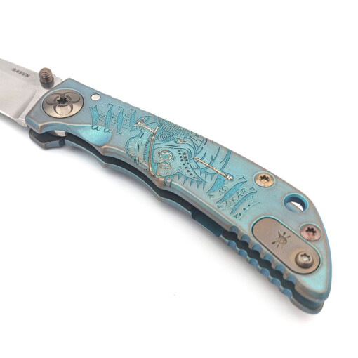 Spartan Blades - SHF Spartan Harsey Folder 3.25 "Plague Doctor" Green - SF10 Custom PlagueDoc – Bild 2