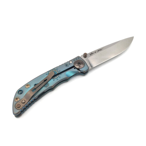 Spartan Blades - SHF Spartan Harsey Folder 3.25 "Plague Doctor" Green - SF10 Custom PlagueDoc – Bild 4