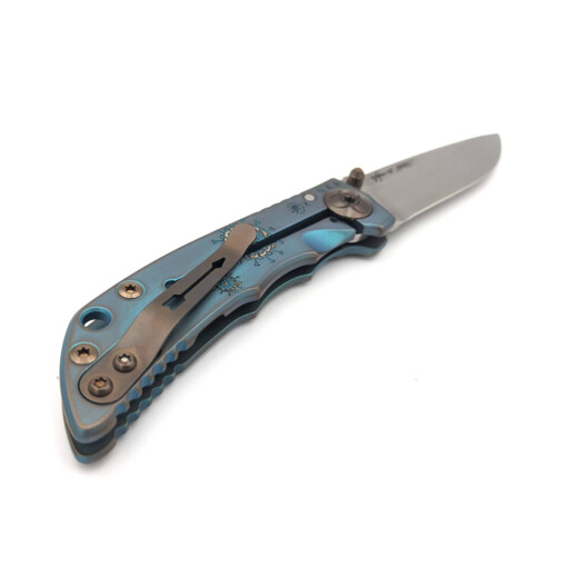 Spartan Blades - SHF Spartan Harsey Folder 3.25 "Plague Doctor" Green - SF10 Custom PlagueDoc – Bild 5