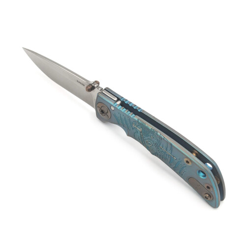 Spartan Blades - SHF Spartan Harsey Folder 3.25 "Plague Doctor" Green - SF10 Custom PlagueDoc – Bild 6
