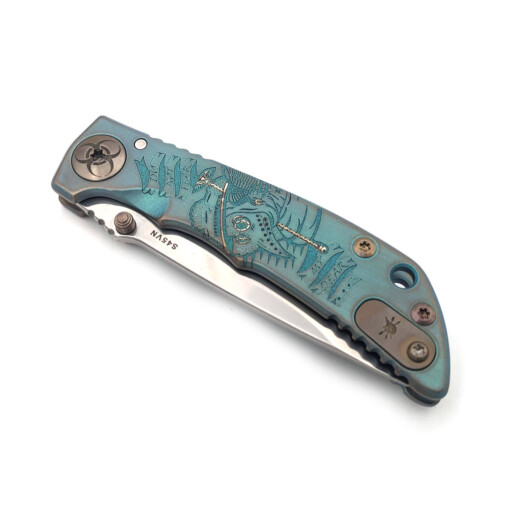 Spartan Blades - SHF Spartan Harsey Folder 3.25 "Plague Doctor" Green - SF10 Custom PlagueDoc – Bild 7