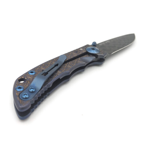 Spartan Blades - SHF Spartan Harsey Folder 3.25 "Regal", Damascus - SF10 Custom Damascus – Bild 4