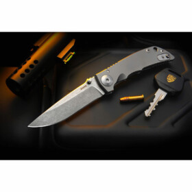 Spartan Blades - SHF Spartan Harsey Folder 3.25 Stonewash - SF10SW