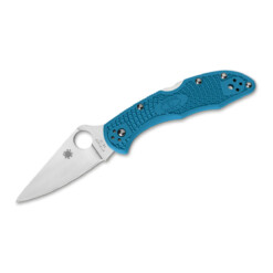 Spyderco - Delica 4 Lightweight Flat Ground Blue - C11FPBL