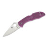 Spyderco - Delica 4 Lightweight Flat Ground Purple - C11FPPR