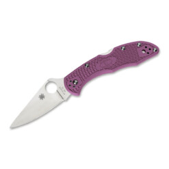 Spyderco - Delica 4 Lightweight Flat Ground Purple - C11FPPR