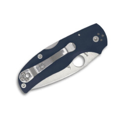 Alternative view of Spyderco - Native 5 Blue G10 CPM-SPY27 PlainEdge - C41GPCBL5