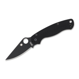 Spyderco - Para-Military 2 Black G10 Plain - C81GPBK2