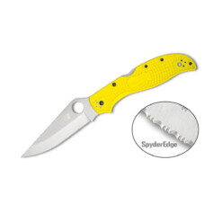 Spyderco - Stretch 2 XL Lightweight Salt Yellow FRN SpyderEdge - C258SYL