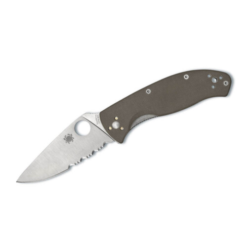 Spyderco - Tenacious CPM M4 G10 Brown CombinationEdge - C122GBNM4PS