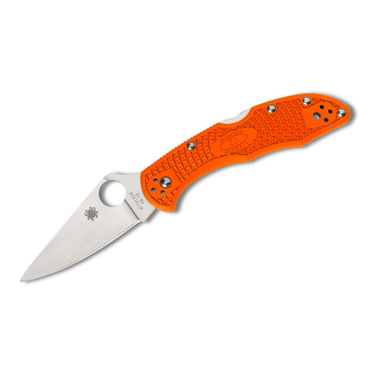 Spyderco - Delica 4 Lightweight Flat Ground Orange - C11FPOR