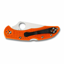 Alternative view of Spyderco - Delica 4 Lightweight Flat Ground Orange - C11FPOR