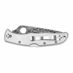 Alternative view of Spyderco - Endura 4 Titanium Damascus