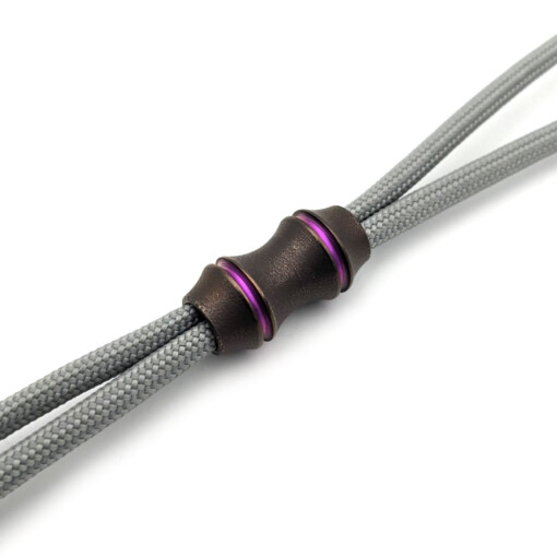 Titanium Gear Design - "Bamboo" Bead Bronze/Purple – Bild 2