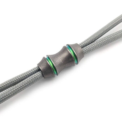 Titanium Gear Design - "Bamboo" Bead Grey/Green – Bild 2