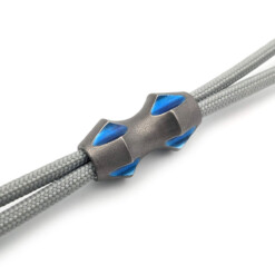 Alternative view of Titanium Gear Design - "Cat Eyes" Bead Grey/Blue