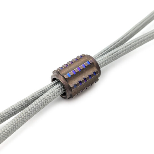 Titanium Gear Design - "Cylinder Gear" Titanium Bead Bronze/Purple/Blue – Bild 2