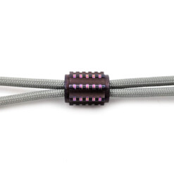 Titanium Gear Design - "Cylinder Gear" Titanium Bead Purple