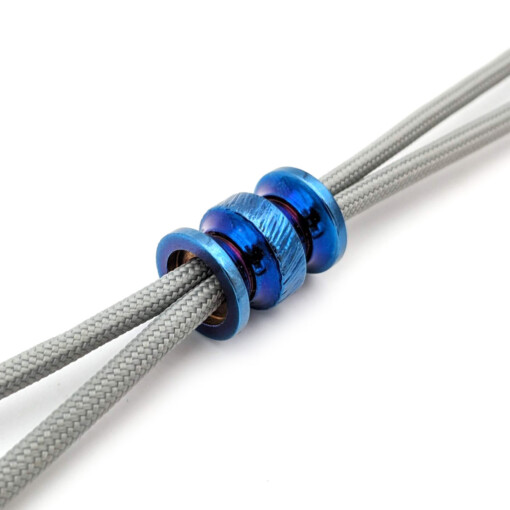 Titanium Gear Design - "Pillar Crest" Bead Blue/Purple – Bild 2
