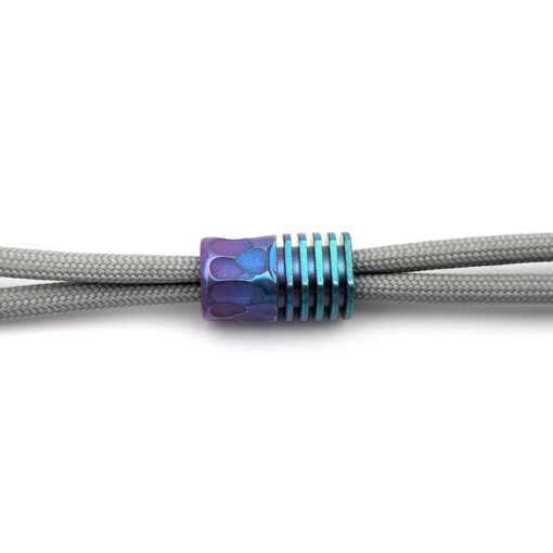 Titanium Gear Design - "Screw" Bead Blue/Purple