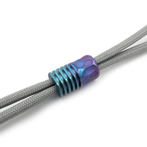 Titanium Gear Design - "Screw" Bead Blue/Purple – Bild 2