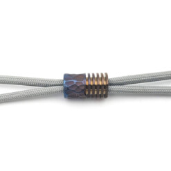 Titanium Gear Design - "Screw" Bead Yellow/Blue