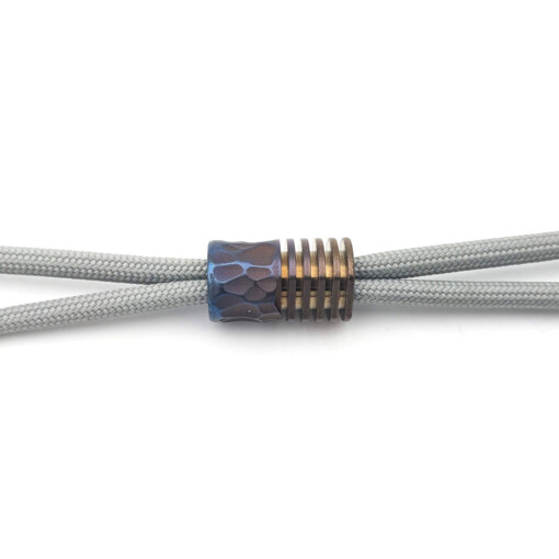 Titanium Gear Design - "Screw" Bead Yellow/Blue