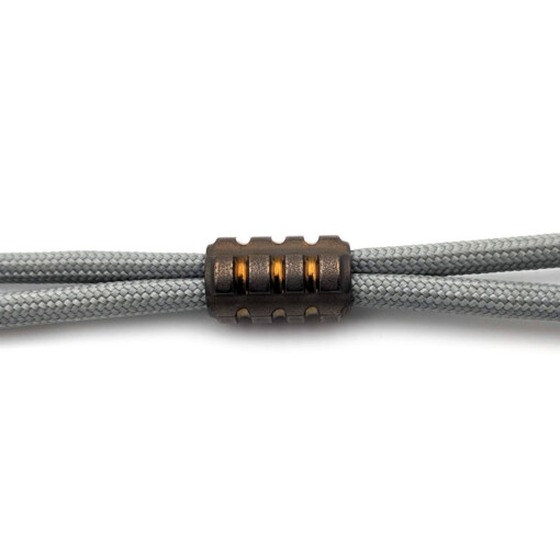 Titanium Gear Design - Small Striped Bead Bronze/Yellow