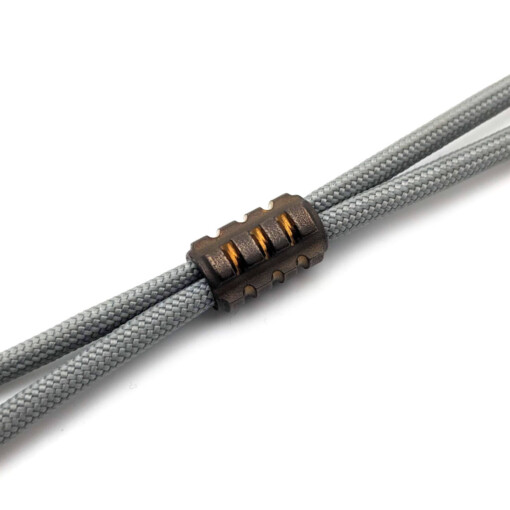 Titanium Gear Design - Small Striped Bead Bronze/Yellow – Bild 2