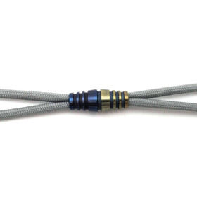Titanium Gear Design - "Ukraine Flag" Titanium Bead Blue/Yellow