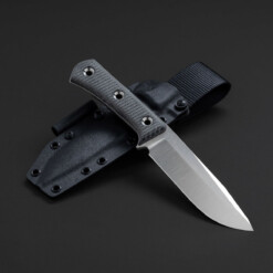 Alternative view of TRC Knives - Apocalypse Prime, Elmax, Black Canvas Micarta, Kydex