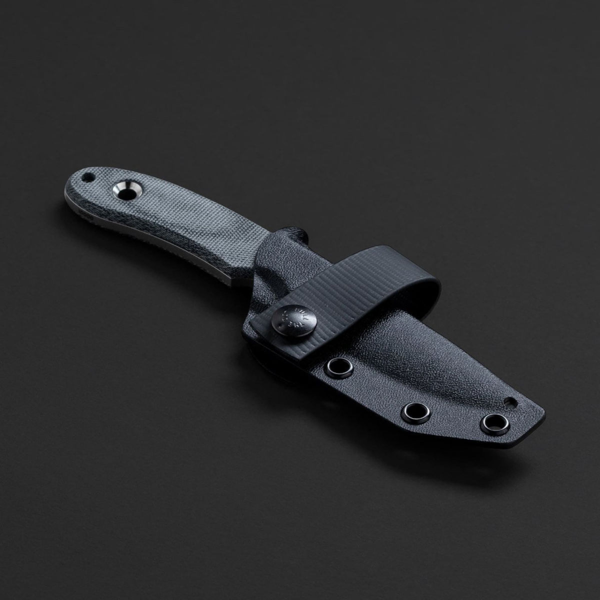 TRC Knives - Kosmos, Black Canvas Micarta, Kydex – Bild 5