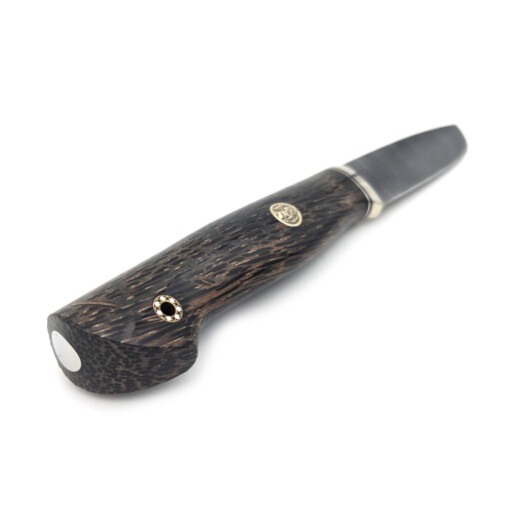 Uldanov - Damast Jagdmesser, Schmuck-Pin Jägermotiv – Bild 6