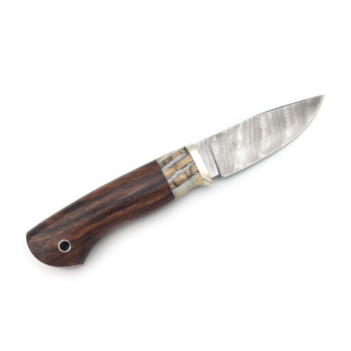 Uldanov - Damast Jagdmesser, Wüsteneisenholz – Bild 4