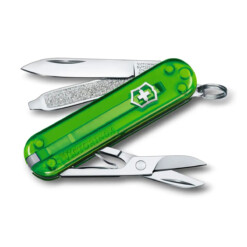 Victorinox - Classic SD Green Tea transparent, Geschenkschachtel