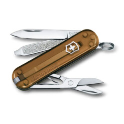 Victorinox - Classic SD Chocolate Fudge transparent, Geschenkschachtel