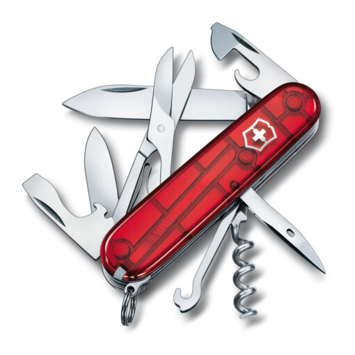 Victorinox - Climber, rot transparent