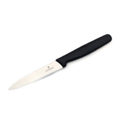 Victorinox - Gemüsemesser 10 cm glatt, schwarz